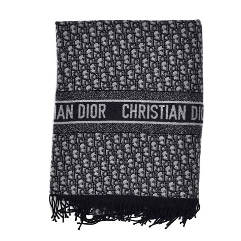 christian dior cashmere wool blanket.